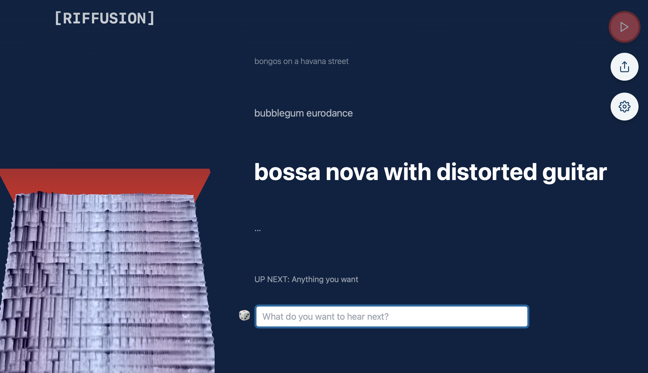 Riffusion screenshot