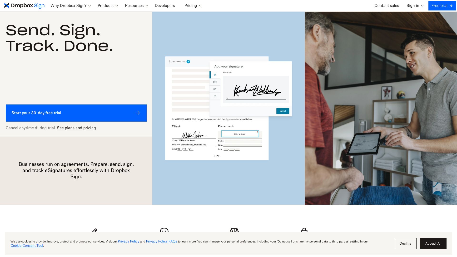 Dropbox Sign screenshot