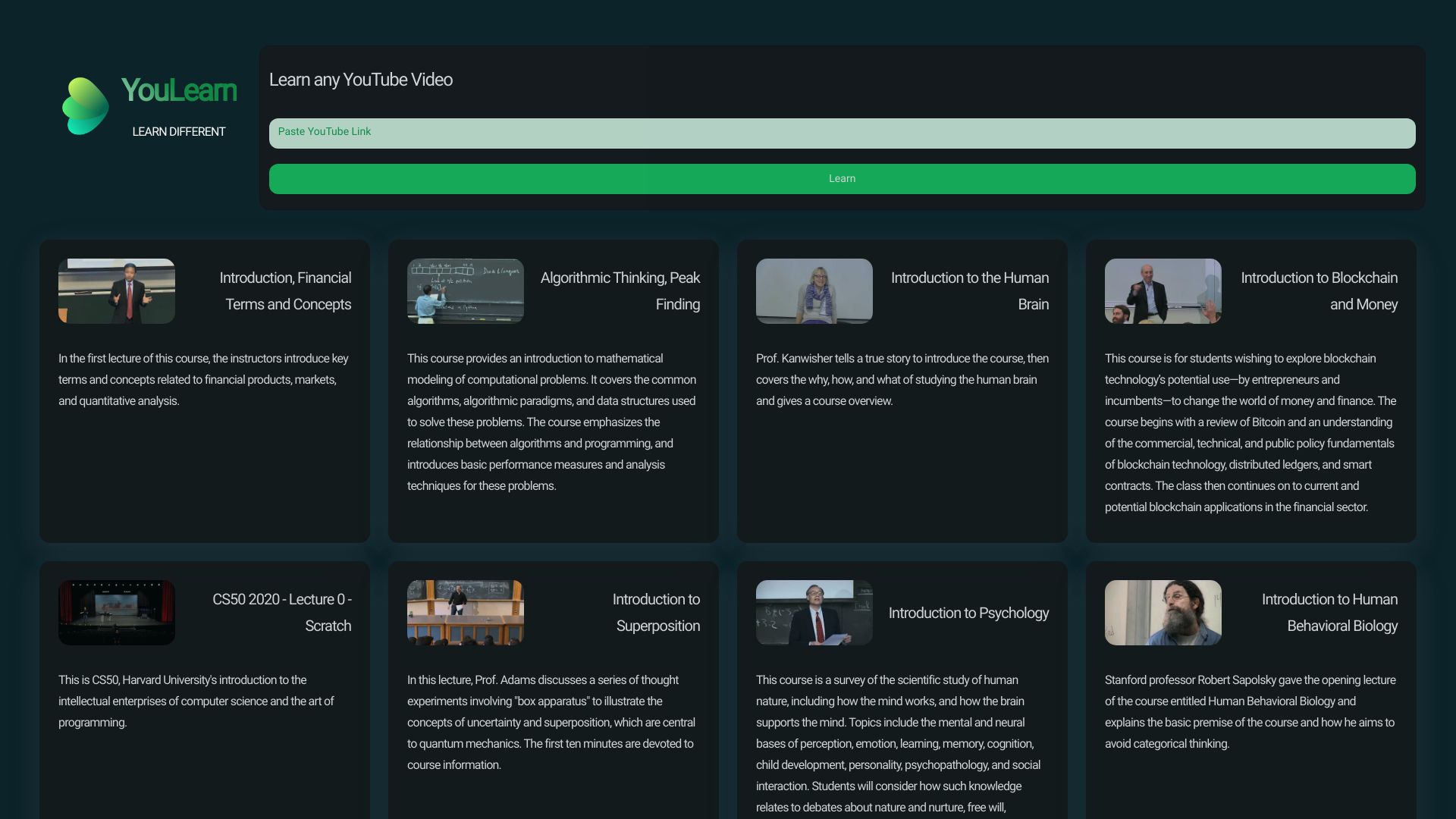 YouLearn AI screenshot