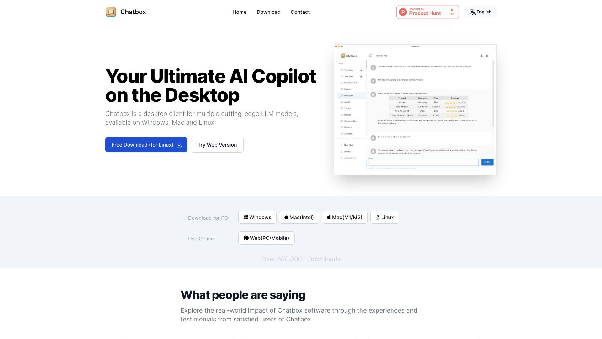 Chatbox AI screenshot