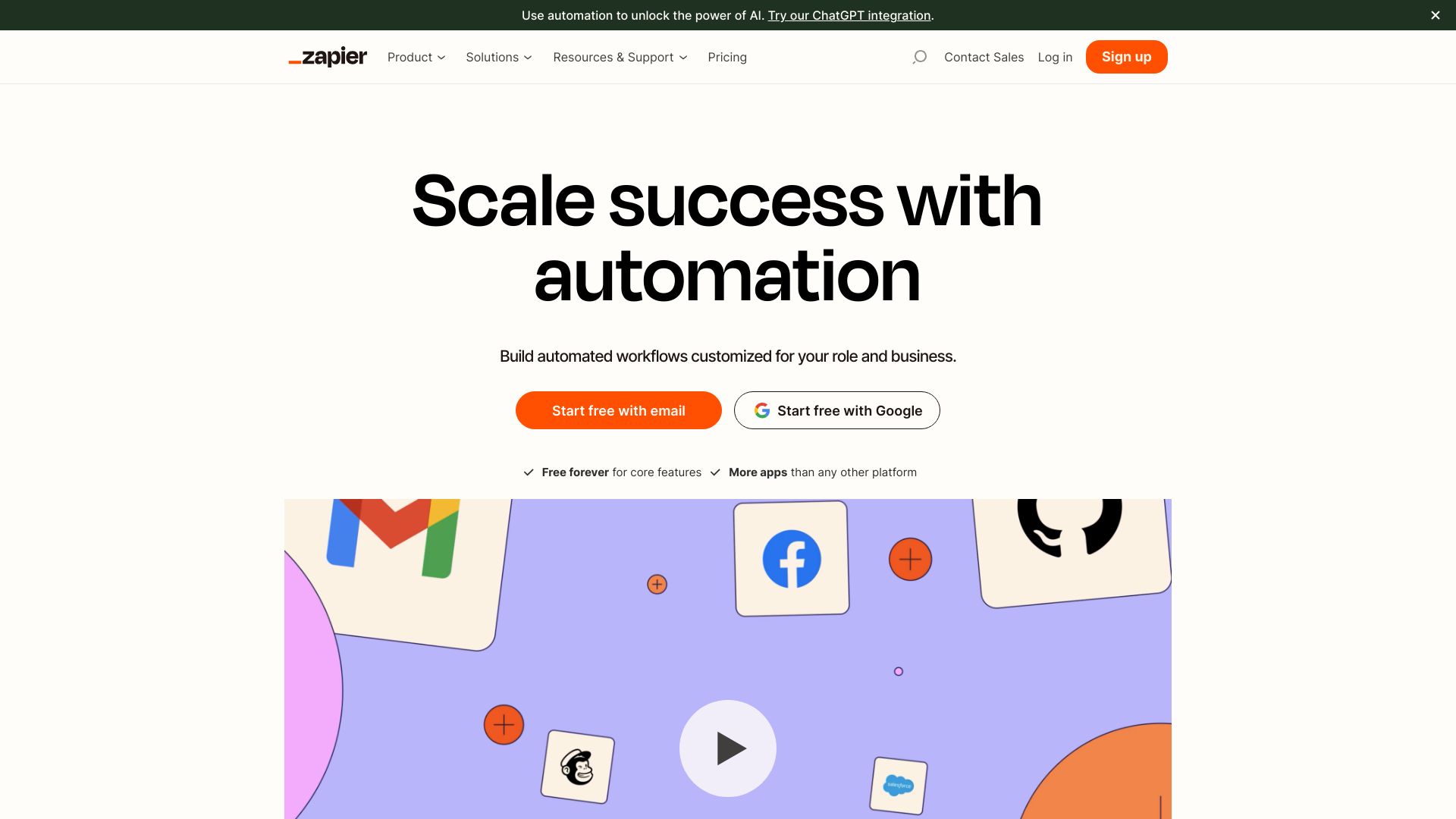 Zapier screenshot
