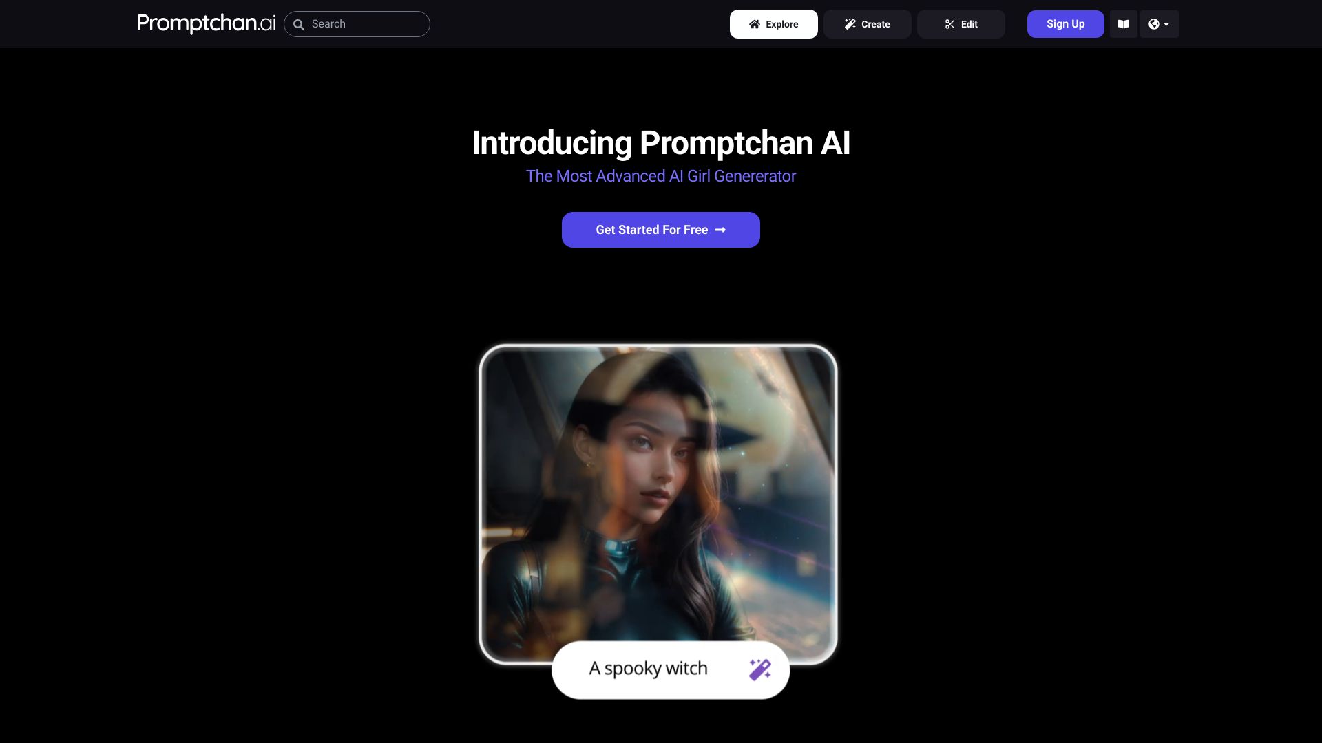 Promptchan AI screenshot