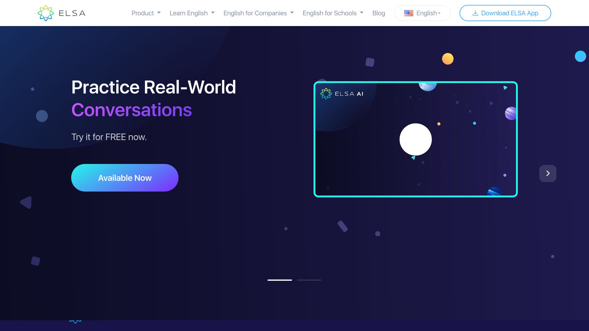 ELSA Speak screenshot