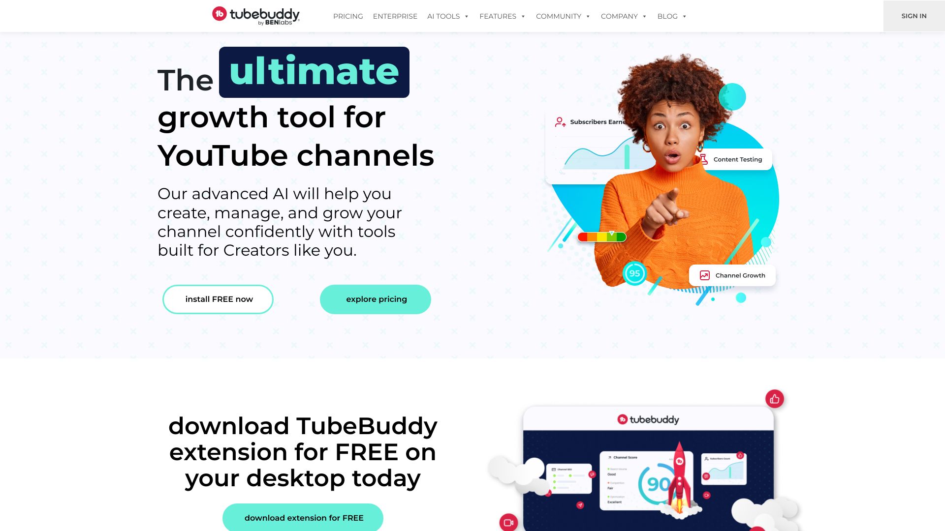 TubeBuddy screenshot
