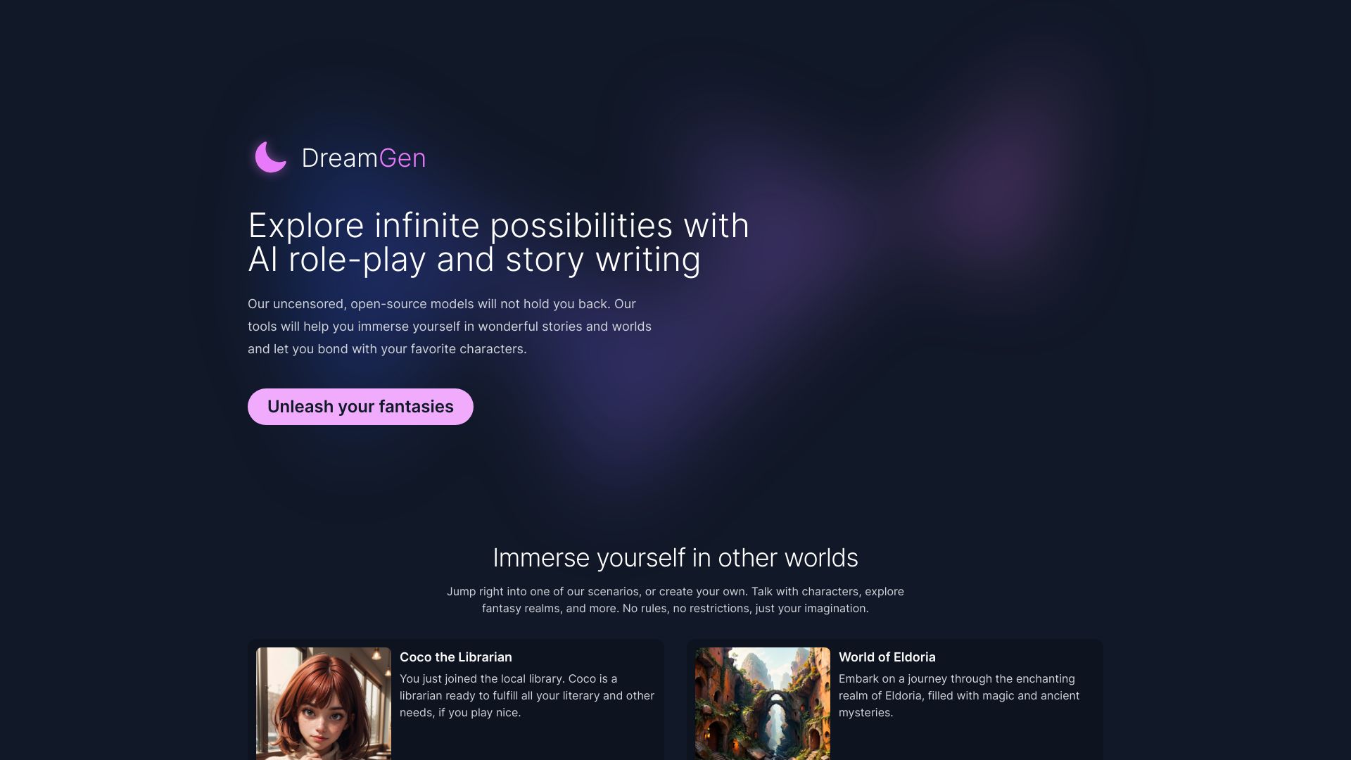 DreamGen screenshot