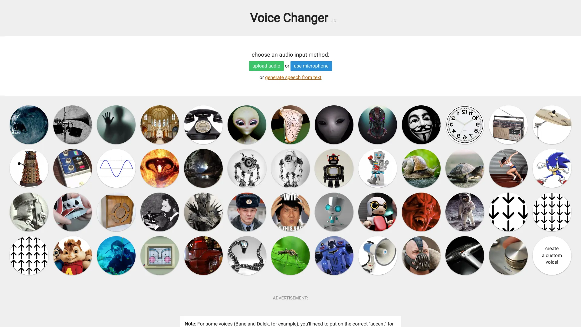 Voice Changer .io screenshot