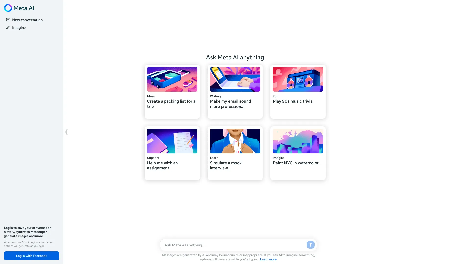 AI at Meta screenshot