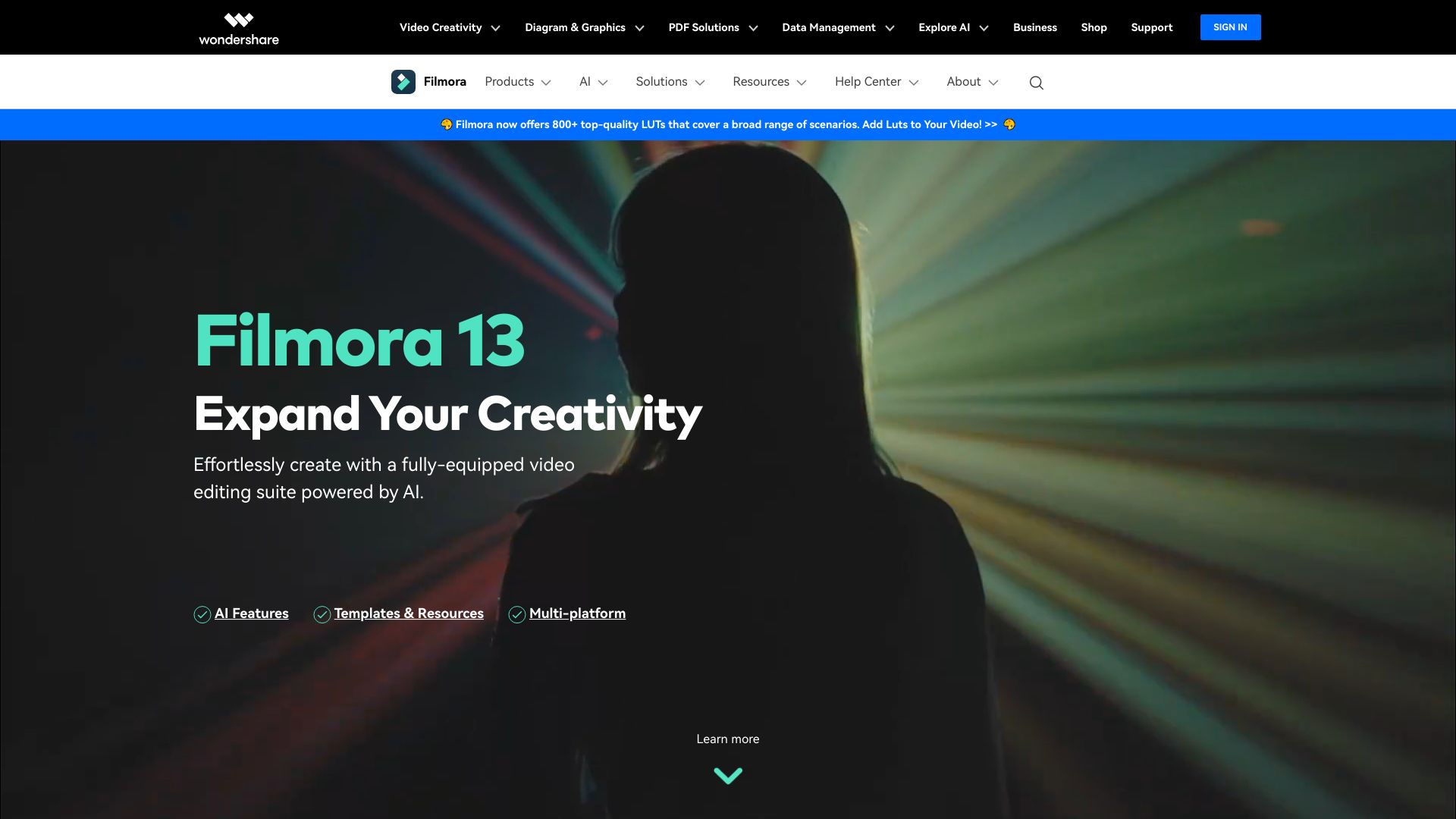 Wondershare Filmora screenshot