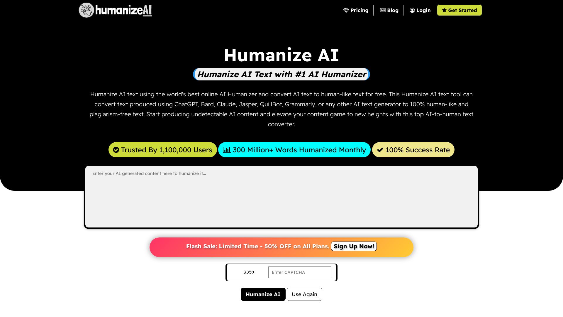 Humanize AI screenshot