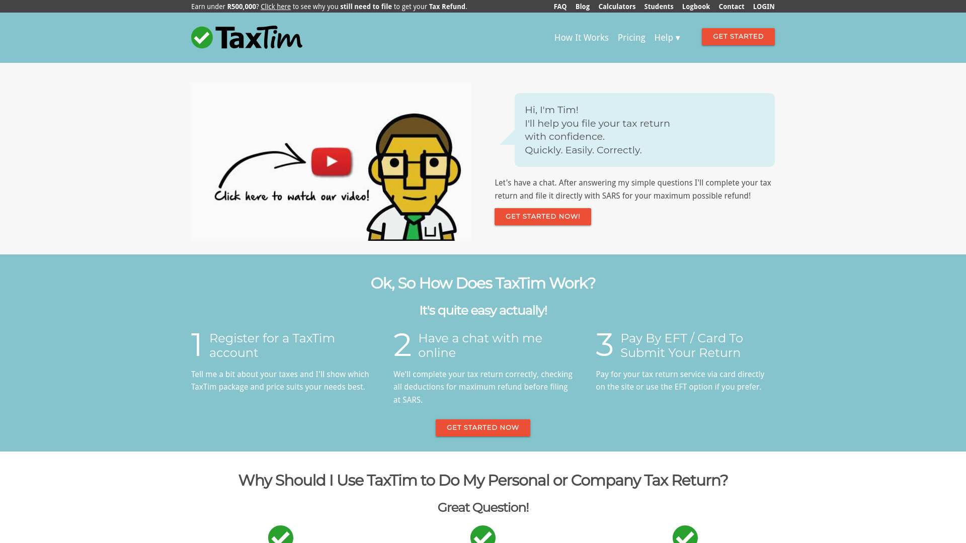 TaxTim SA screenshot