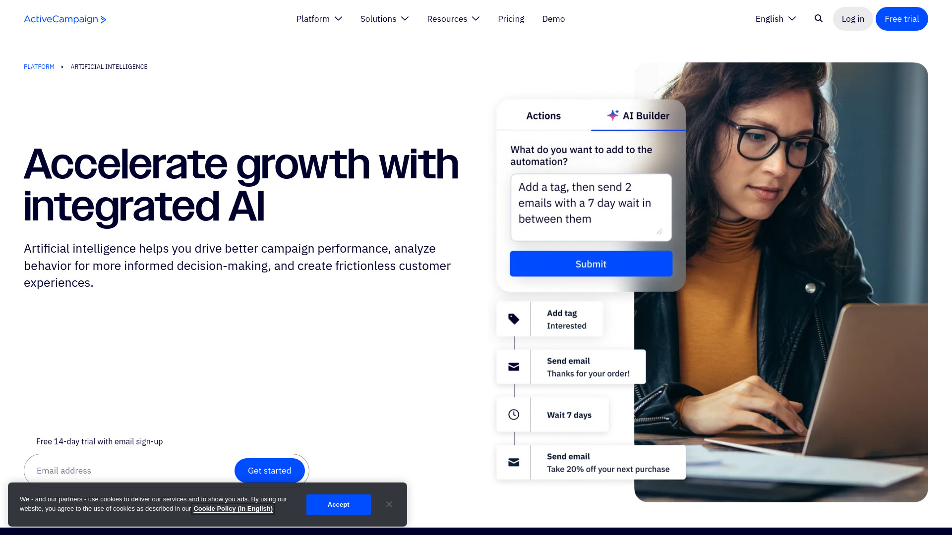 ActiveCampaign screenshot