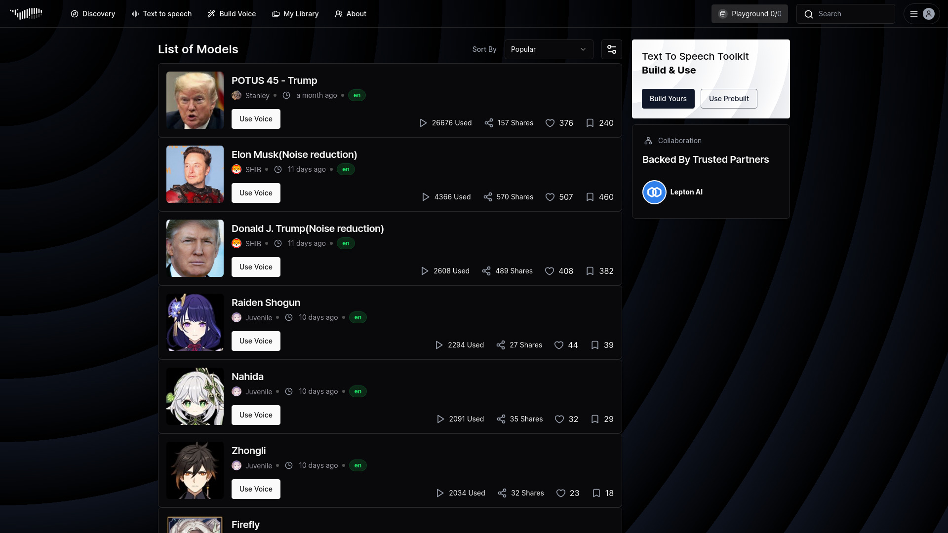 Fish Audio screenshot