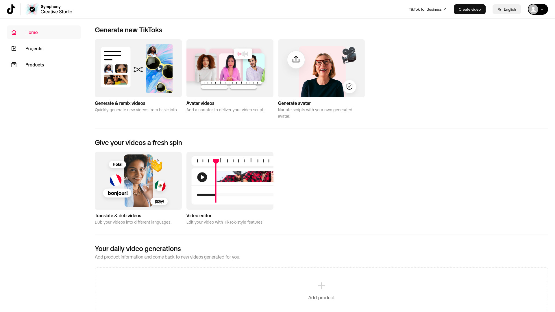 Symphony Creative Studio screenshot