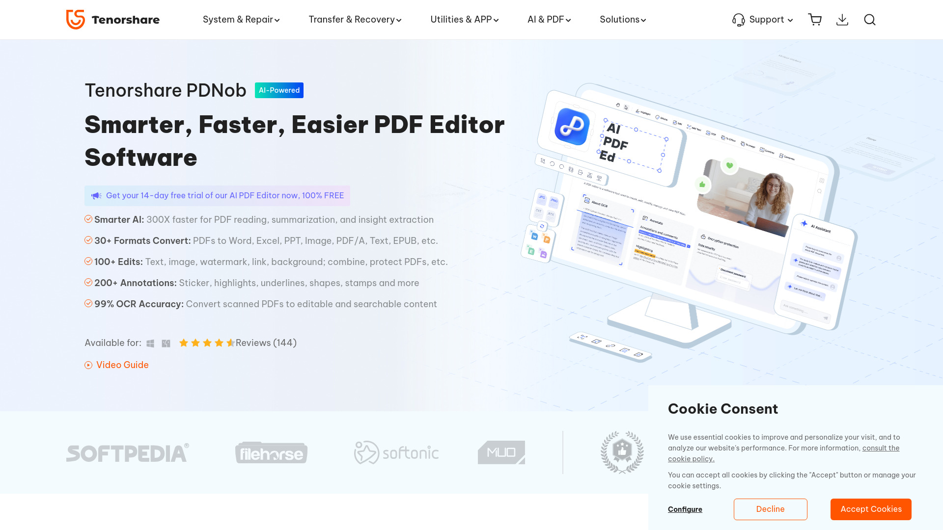 PDNob PDF Editor screenshot