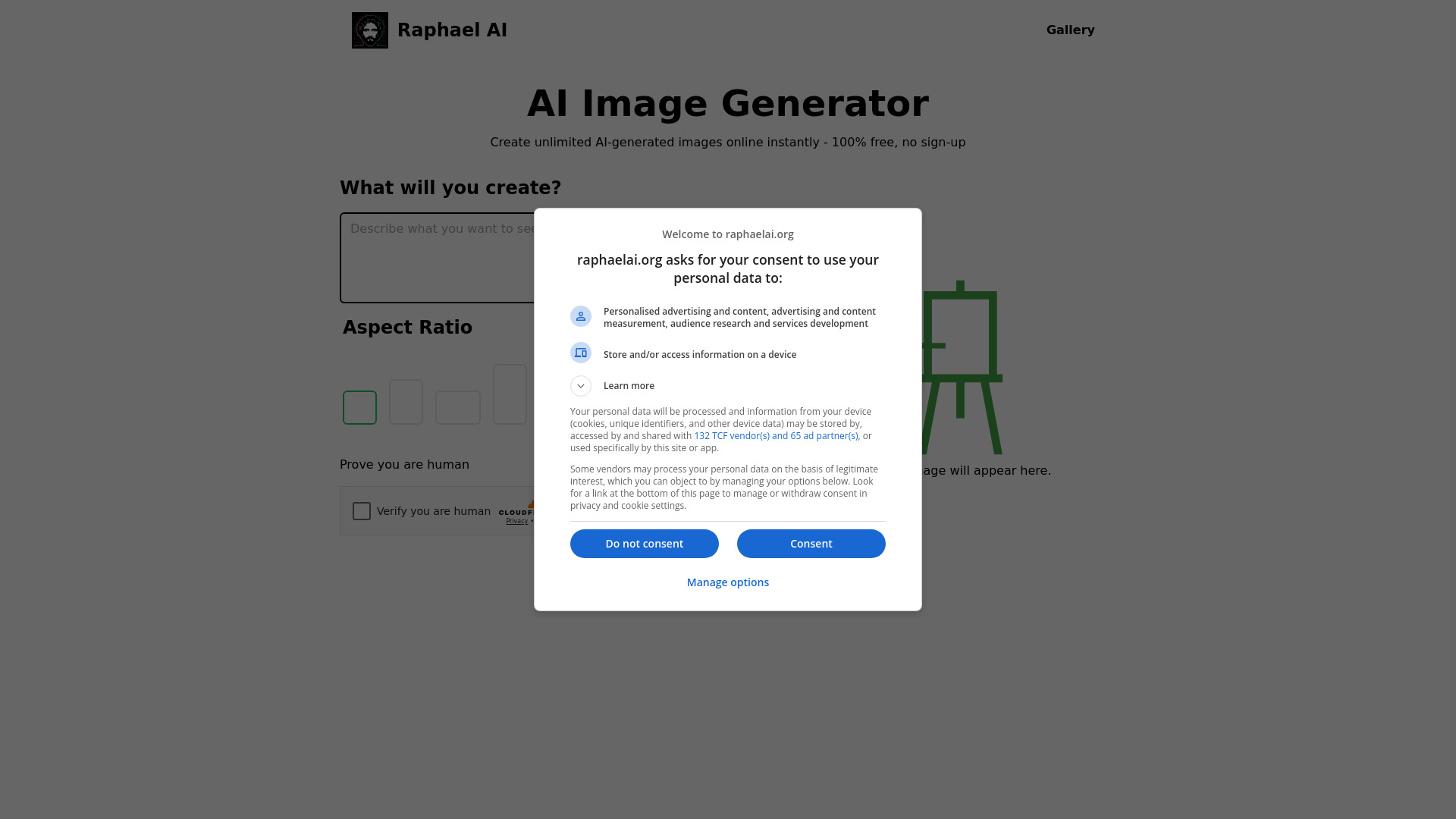 Raphael AI screenshot