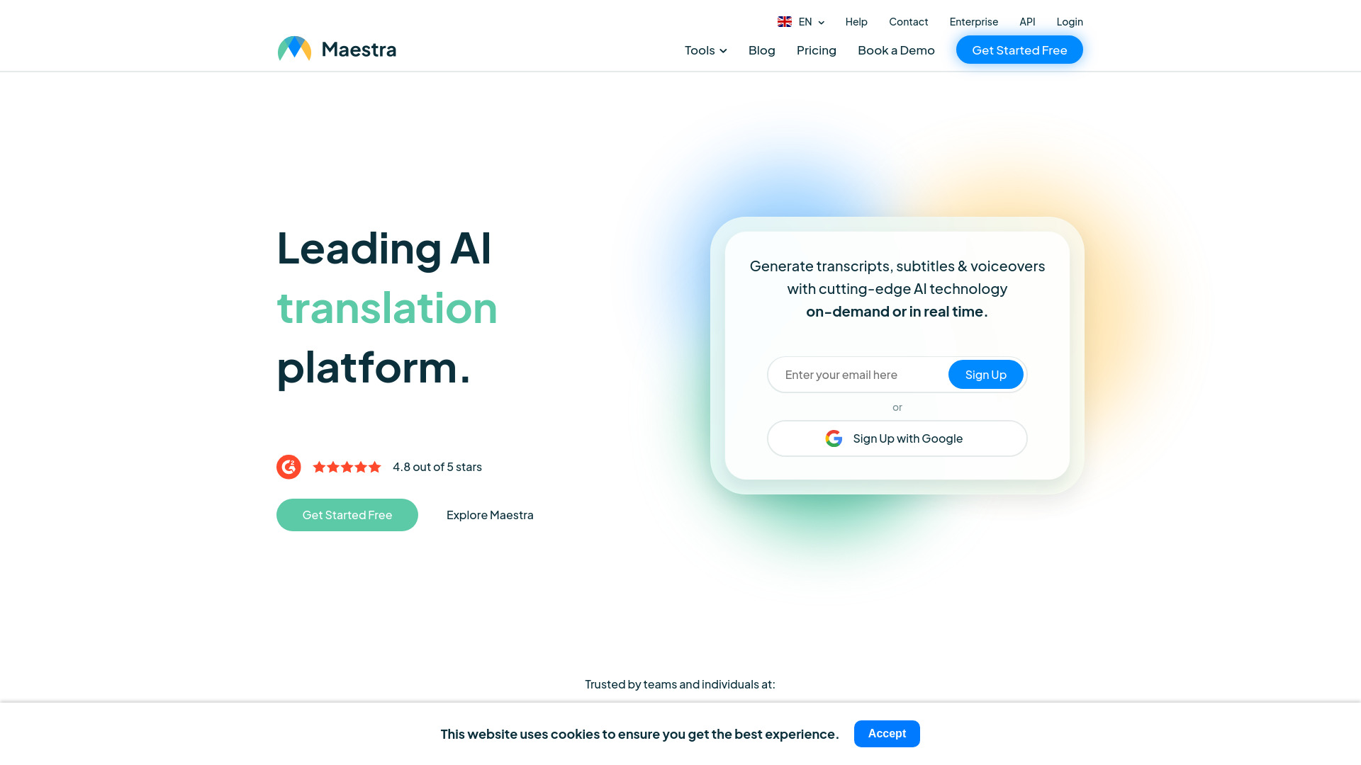 Maestra AI screenshot