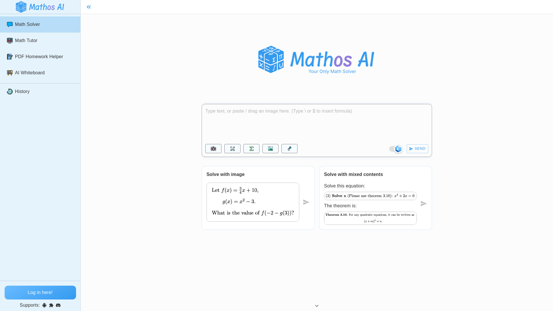 Mathos AI screenshot