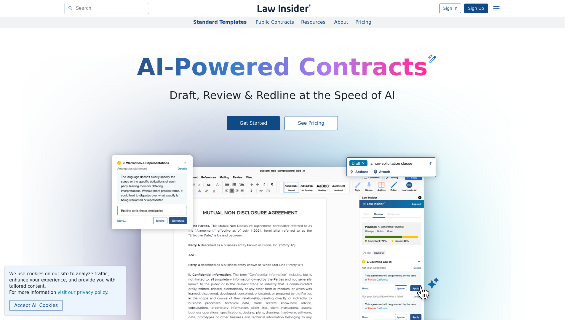 Law Insider screenshot