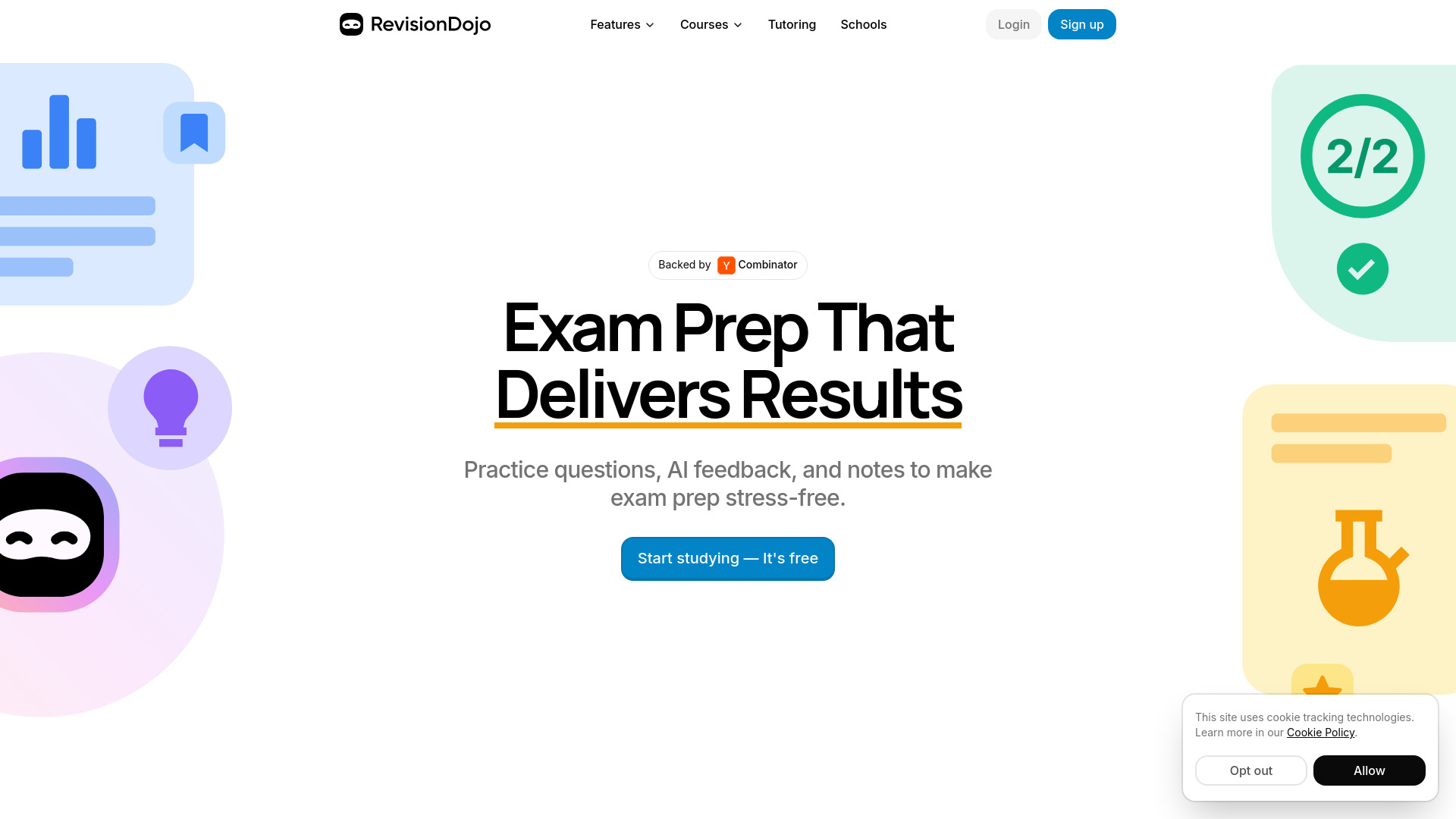 RevisionDojo screenshot