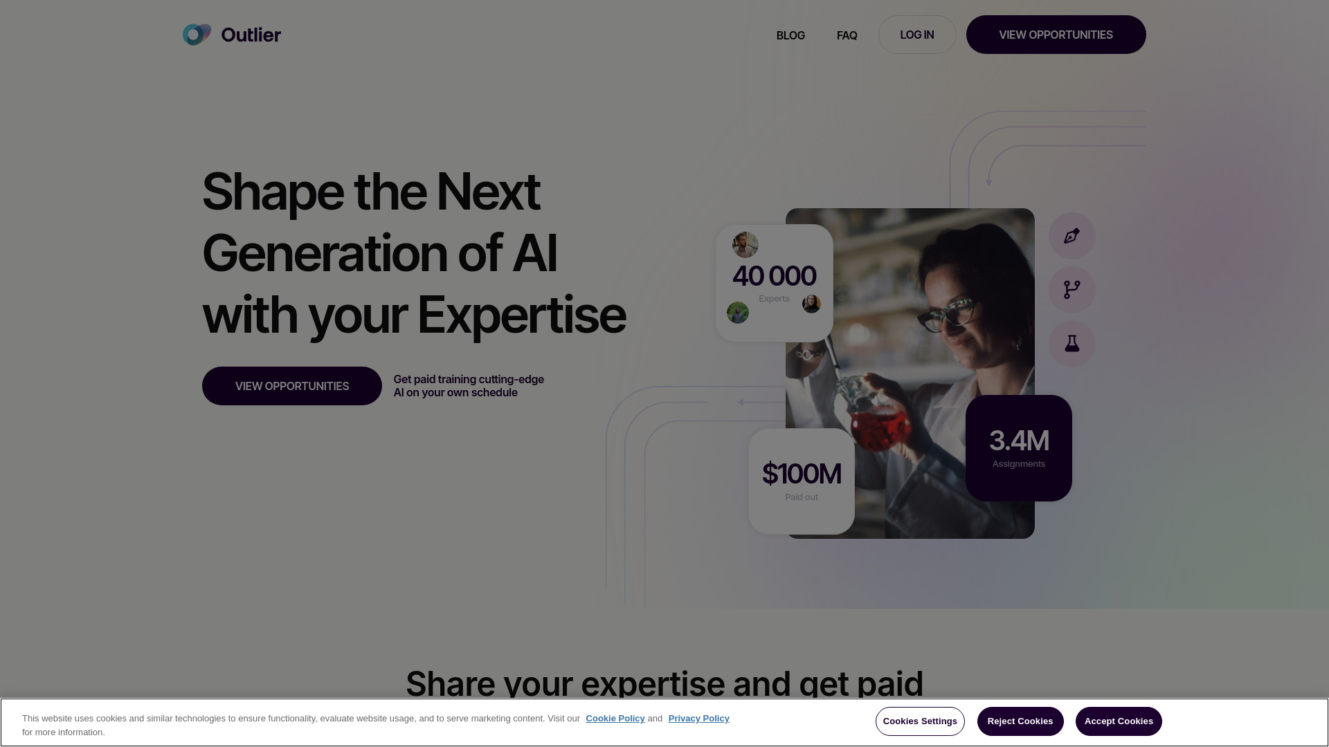 Outlier AI screenshot