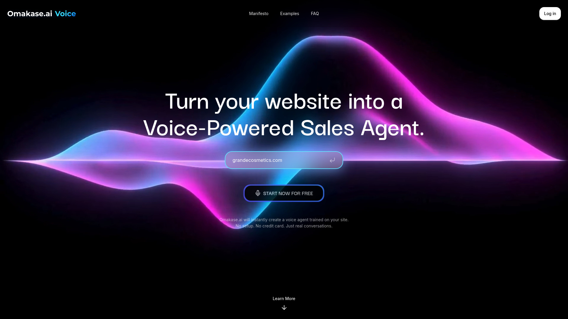 Omakase Voice AI screenshot