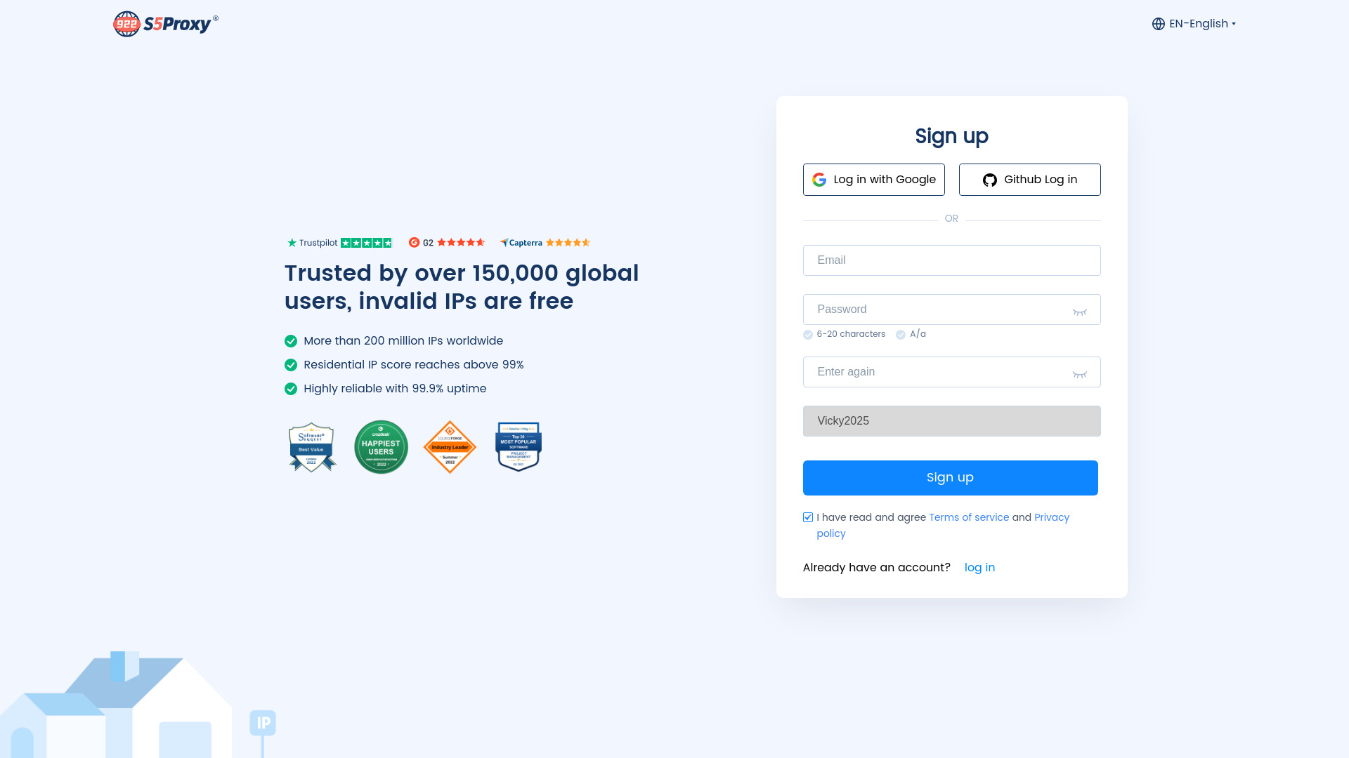 922 S5 Proxy screenshot