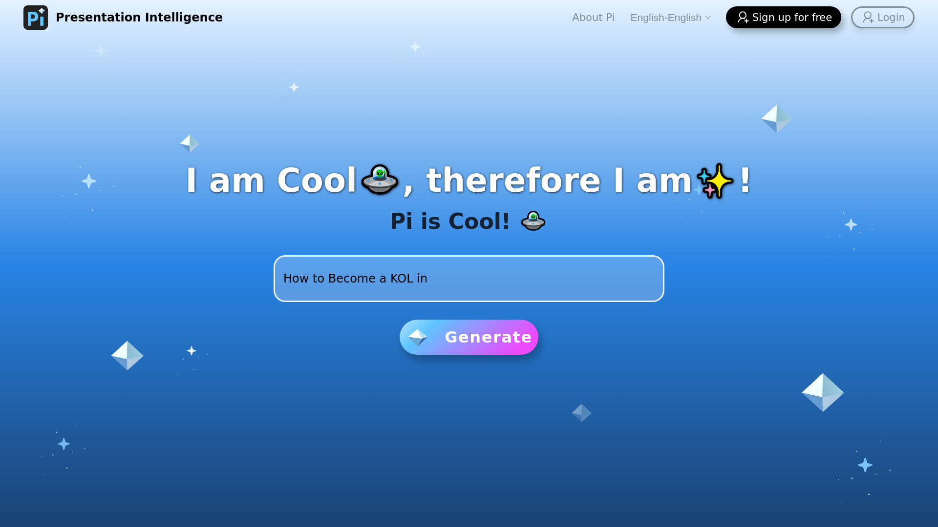 Pi（Presentation Intelligence） screenshot