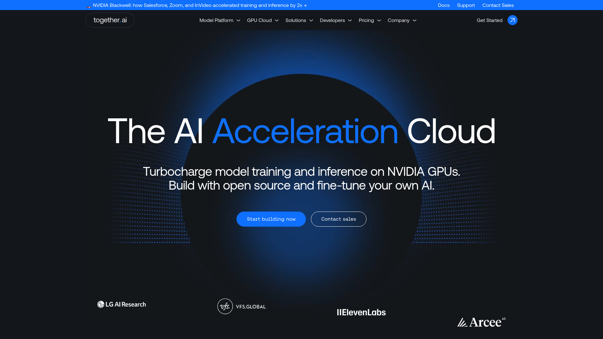 Together AI screenshot