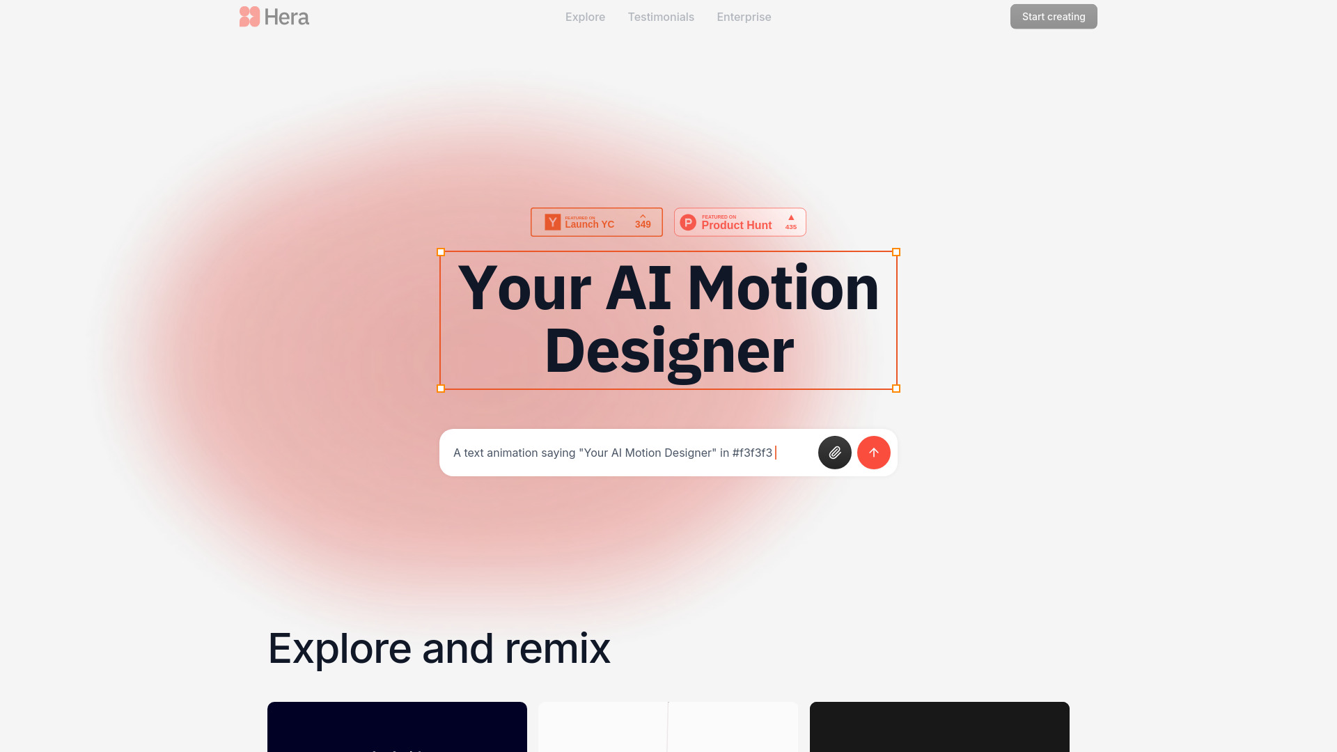 Hera – Your AI Motion Designer screenshot