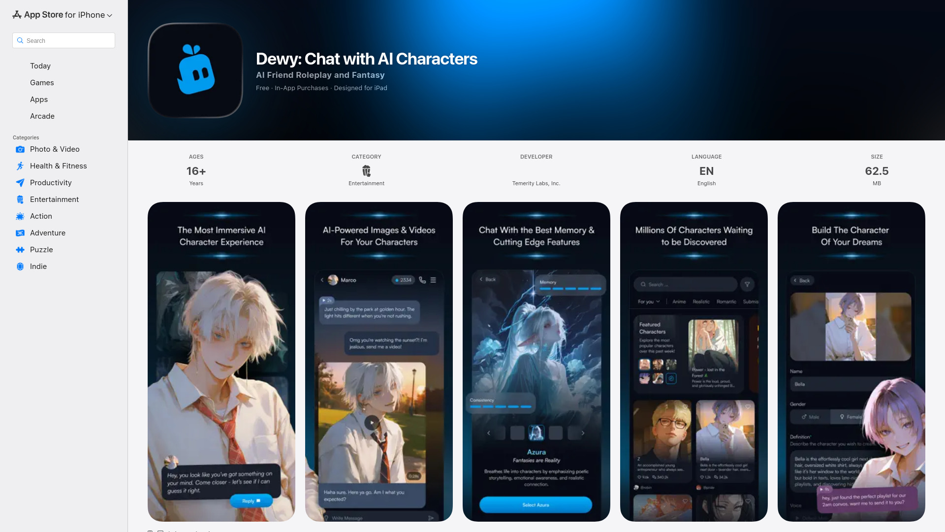 Dewy Chat screenshot