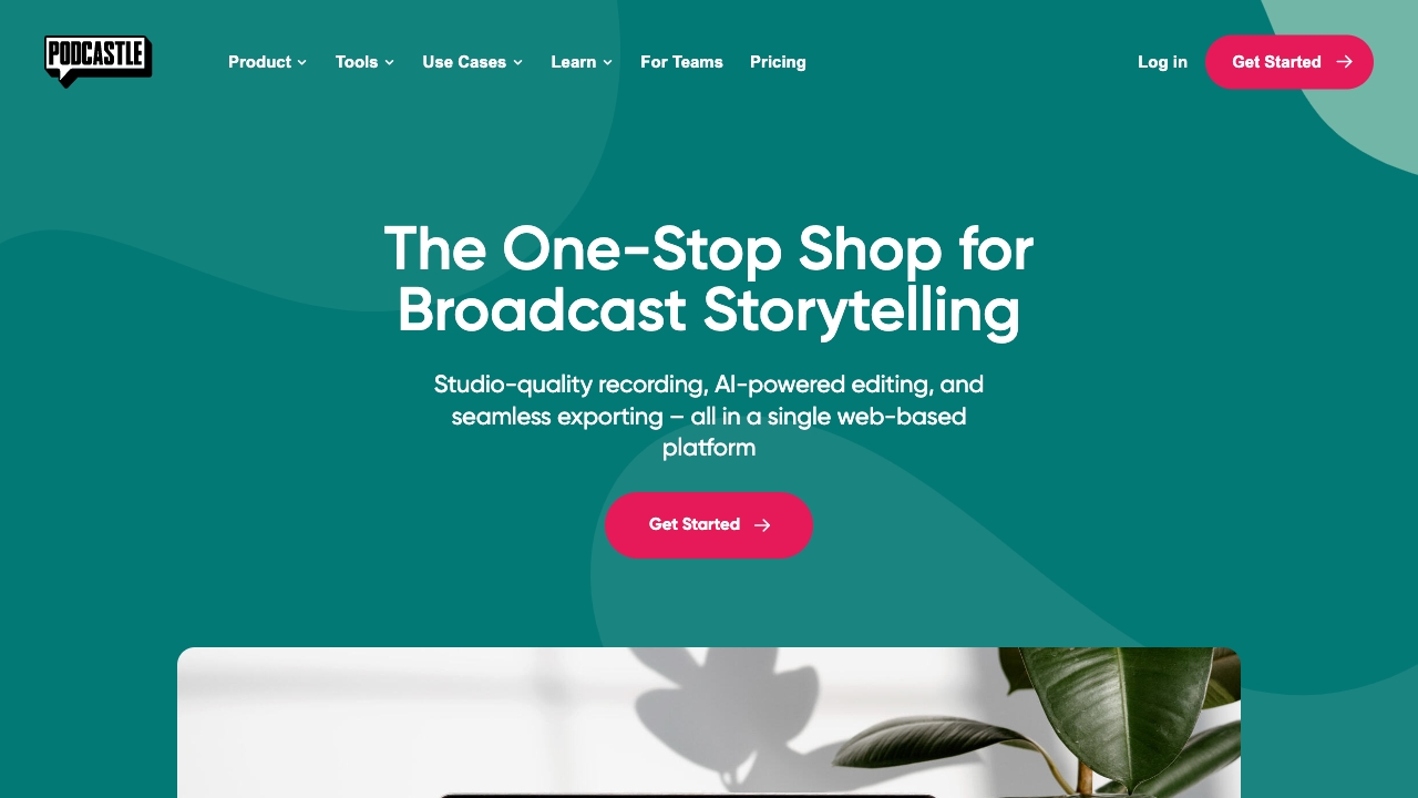 Podcastle screenshot