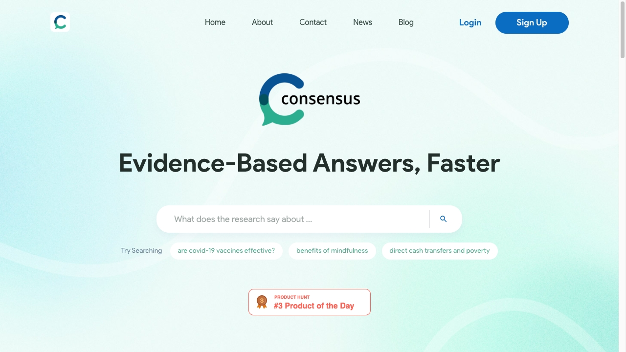 Consensus screenshot